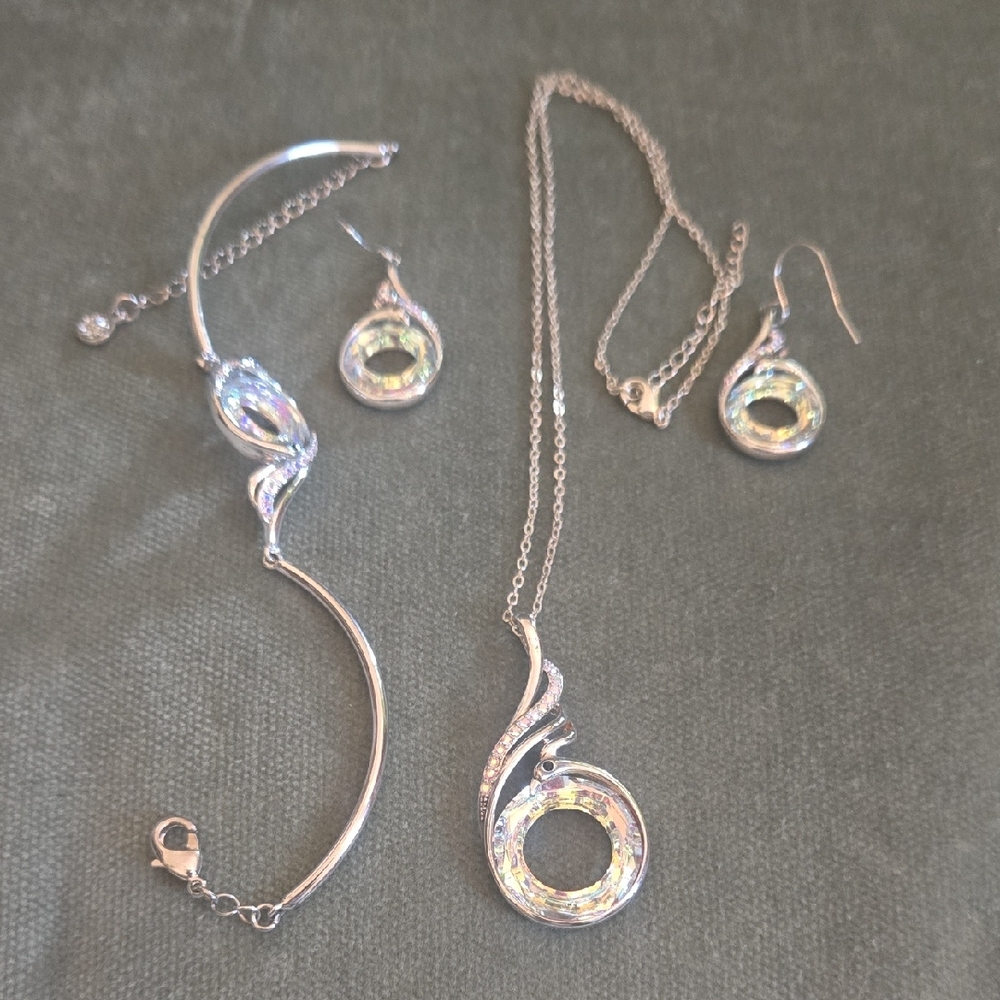 Kate Lynn Rise From The Ashes Phoenix Crystal Jewelry Set